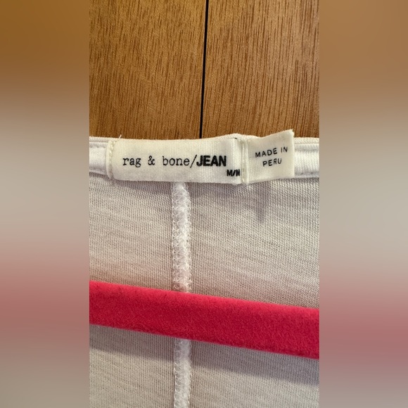 Rag & Bone crew neck white tee size Medium - Picture 6 of 6